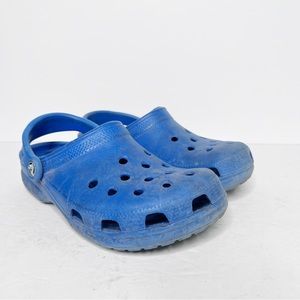 Crocs Classic Rubber Slide On Mule Clogs Size 7 Women’s Blue